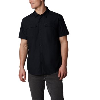 Columbia Muške Košulje - Silver Ridge 2.0 Short Sleeve Crne | RYNQ-40327